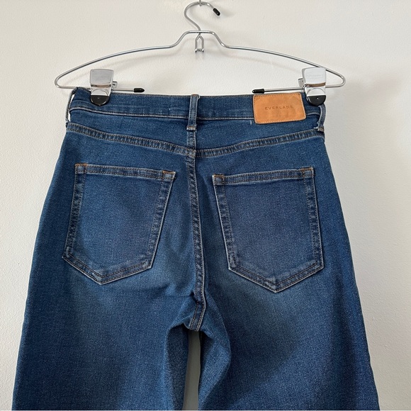 Everlane High Rise Slim Straight Ankle Button Fly Jeans - Picture 7 of 11